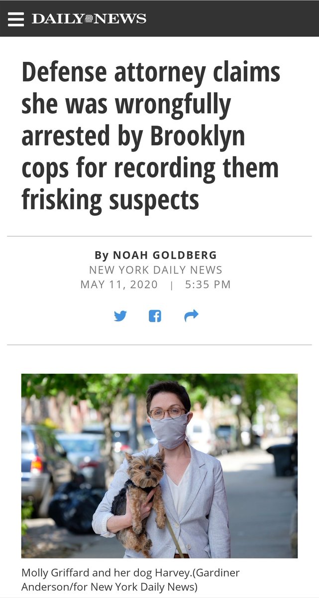 JooHyun_Kang's tweet photo. NYPD illegally arrested 1 of our lawyers (& held her dog!) as retaliation bc she asked for their names & #CopWatch-ed what seems like unconstitutional #stopandfrisk.
They still have her phone.
Fire these cops. #FilmThePolice #RightToKnowAct https://t.co/qXDNnw5aK5 https://t.co/O40f2muJzB