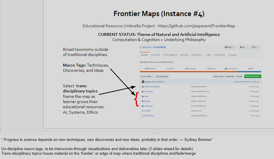 JesParent's tweet photo. @Orthogonal_Lab @balicea1 Here's a tease for my work on the #FrontierMap project. I really appreciate the opportunity to refine my ideas and flesh out the concept at #csvconfv5
Learning new material on the frontier of our understanding is a challenge, but I hope our presentation offers some good leads! https://t.co/xY1txzDUOM
