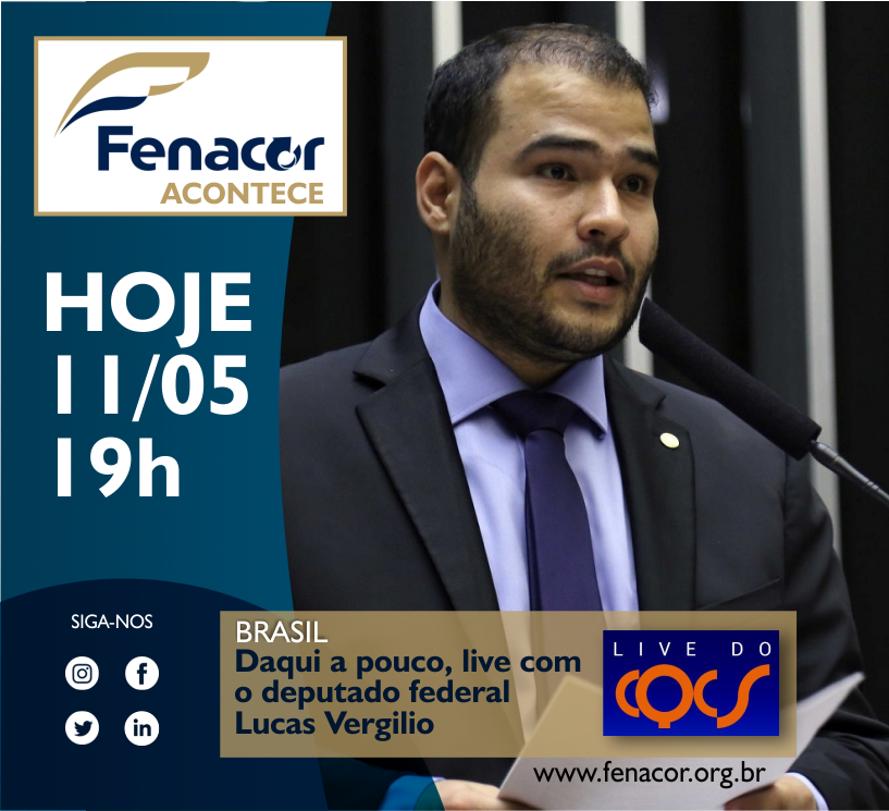 Fenacor_Oficial's tweet photo. A “Live do CQCS” receberá hoje (11 de maio), a partir das 19h, o deputado federal Lucas Vergilio. O parlamentar, falará sobre a tramitação da MP 905/19 na Câmara: https://t.co/JVaf9GfCaj
#fenacor #cqcs #live #seguros #corretor #susep #mp905 #crise #naoperca https://t.co/Vek5qC4otr