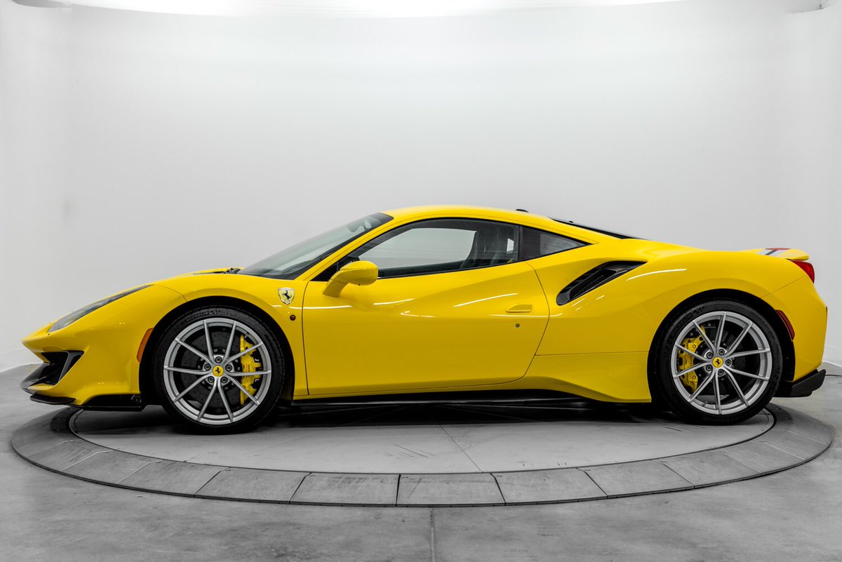 FerrariofSA's tweet photo. This stunning 2019 Ferrari 488 Pista in Giallo Modena goes from 0-62 in 2.3 seconds it is the perfect ride for life on the fast lane and now available on our website!
https://t.co/Gid6ZAHKKg.
#ferrariSA #ferrari488pista #giallomodena #meettheteammonday https://t.co/tVjKdRFrXR
