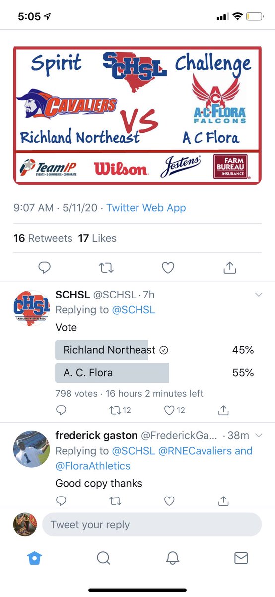 CherryGarmany's tweet photo. Let’s Go Cavaliers. They caught me off guard. Let’s show them we know how to come from behind!! We are down! Please vote!!!!
@northeaststugov @RNECavaliers https://t.co/9kAW58Z1vR