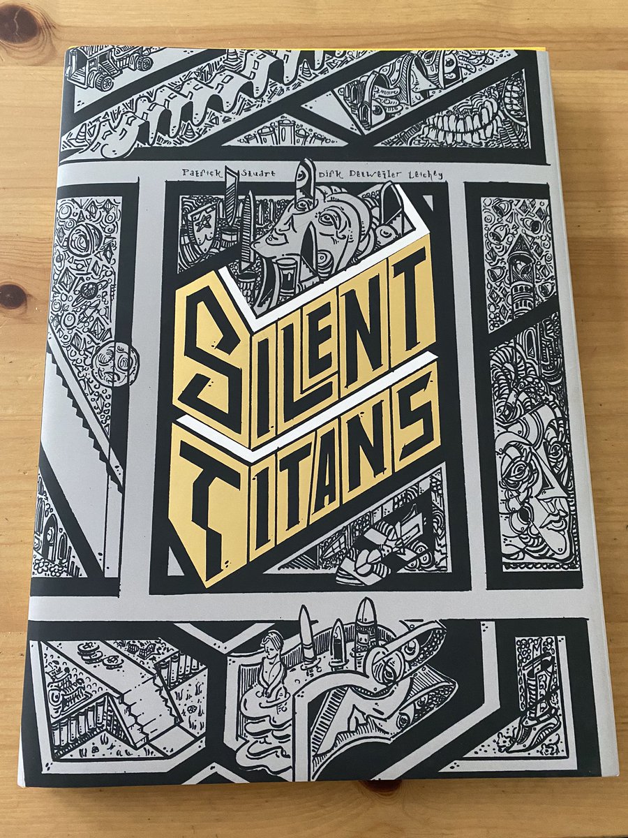 Keeping with the psychedelic space adventures, here’s Silent Titans by  @dirkleichty and  @pjamesstuart a gonzo mystery twisting through the ruined bodies of alternative reality space gods... rife with time@travel, hijinks, and mind mending friends and foes