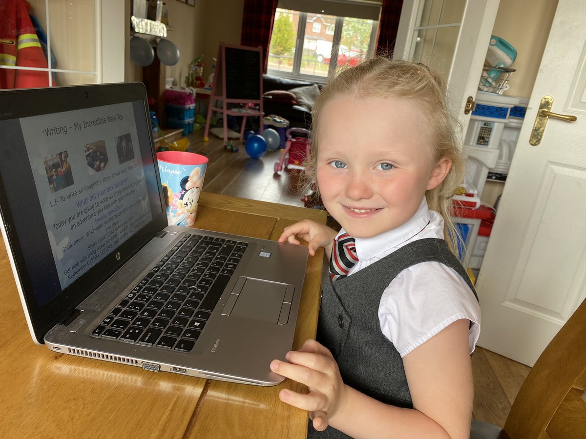 Huge thanks to Miss Sloan and all staff <a href="/StAnthonysPS/">St Anthony's Primary School</a> for their wellbeing calls. It’s lovely to hear a friendly and supportive voice and my little home schooler was over the moon to hear from you!