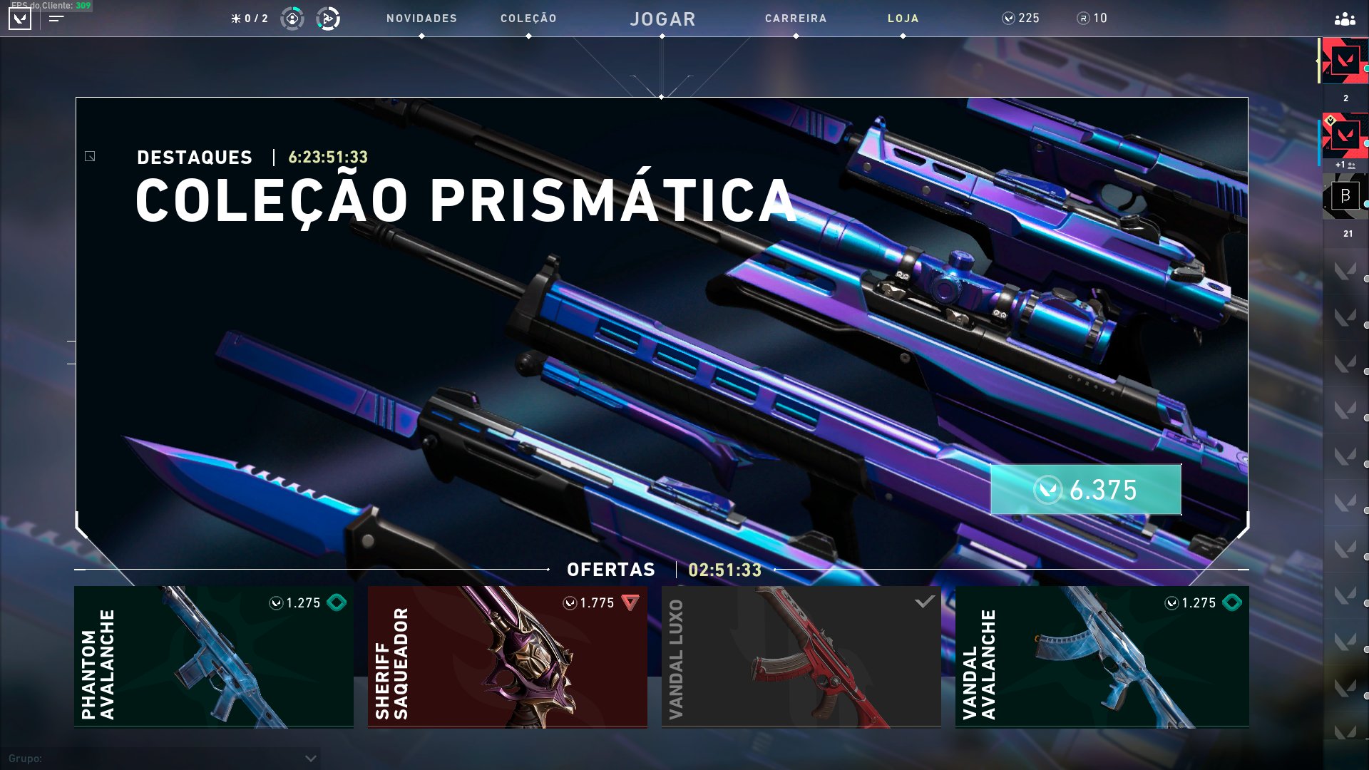 VALORANT // BRASIL on X: A coleção Mínima já está disponível na loja de  VALORANT, com skins para: ▫Sheriff ▫Spectre ▫Phantom ▫Ares ▫Operator   / X