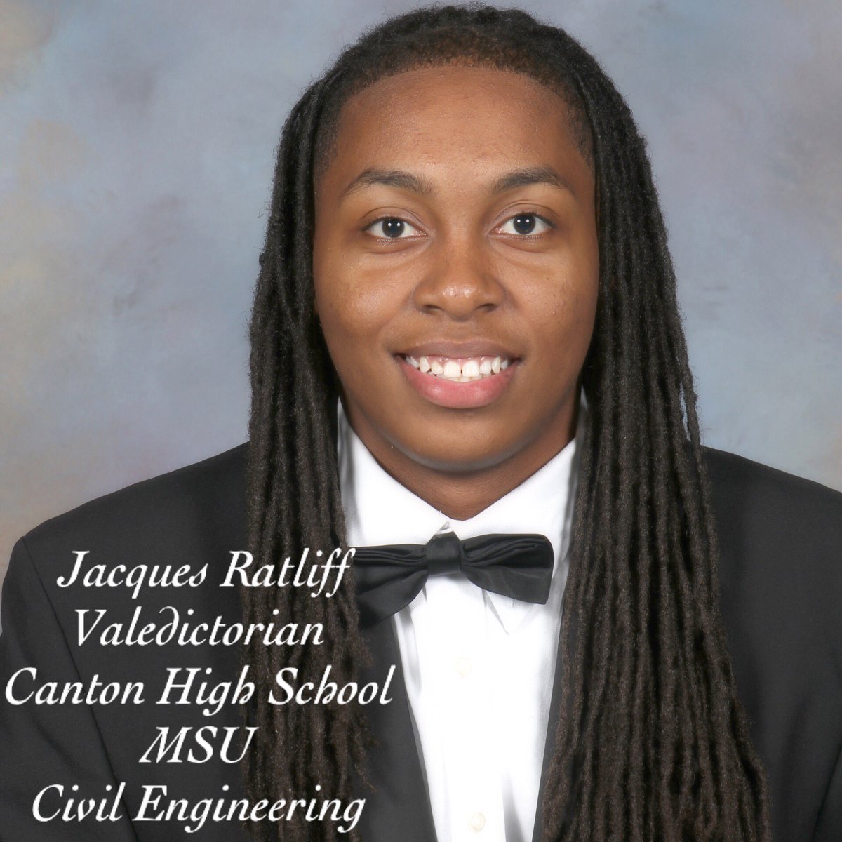 CantonSchools's tweet photo. Congratulations Canton High School Valedictorian and Mr. CHS, Jacques Ratliff! https://t.co/YerhzEixK7