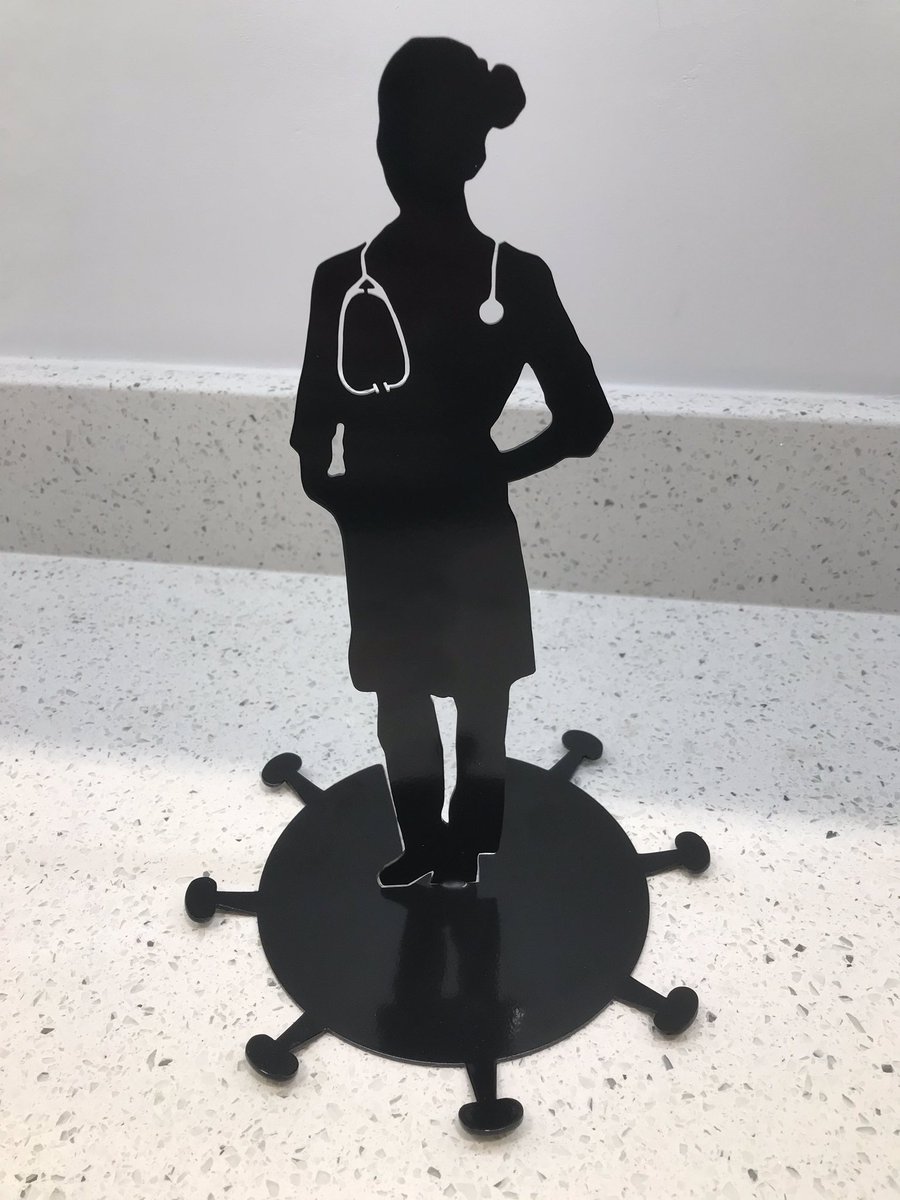 BluebellCarolyn's tweet photo. So pleased that the much anticipated Nurse Amy has arrived. She is simply beautiful ❤️🌈 👏#nurseamy #exmoorwelding https://t.co/h1RmtcqJI4