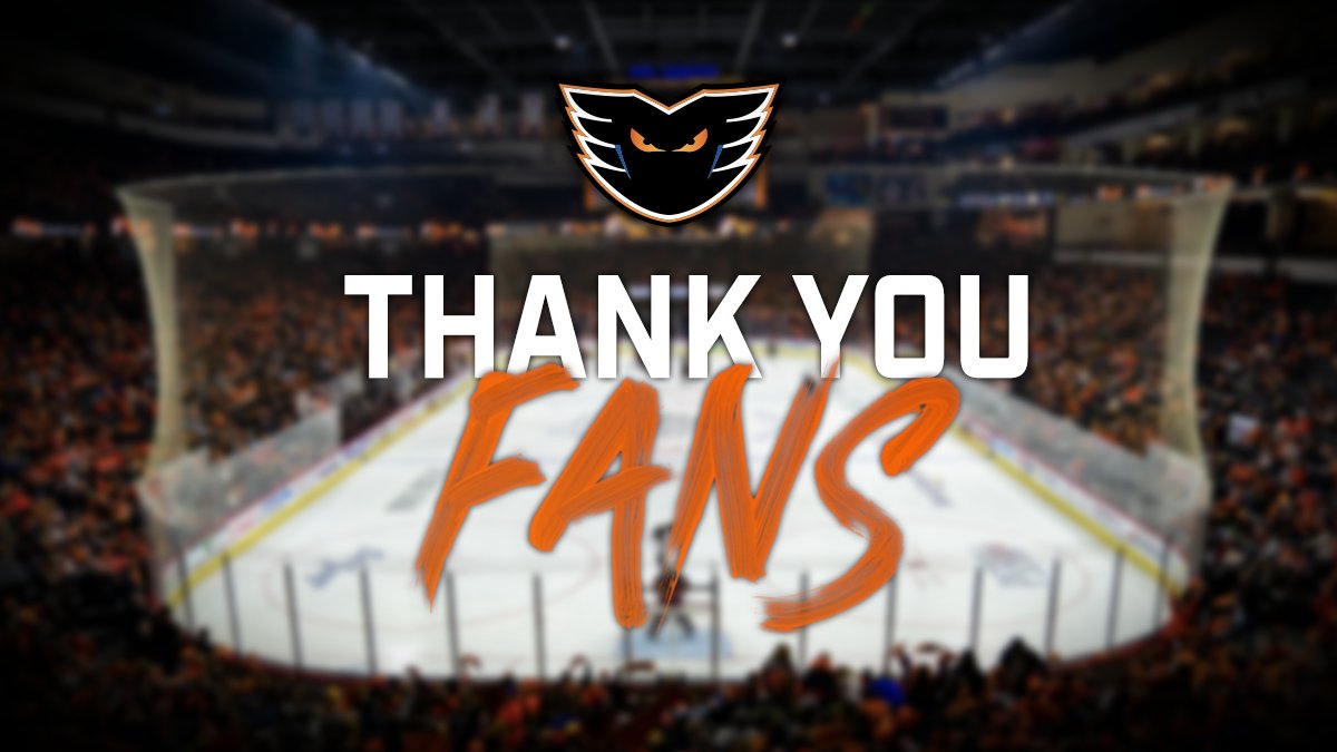 LVPhantoms's tweet photo. While this season may have ended far from where and how we ever imagined, the #LVPhantoms — including the players, coaches and staff — are again eternally grateful for the love and support that our fans and the Lehigh Valley has shown us throughout the 2019-20 season.

Thank You! https://t.co/QB7rvzHf97