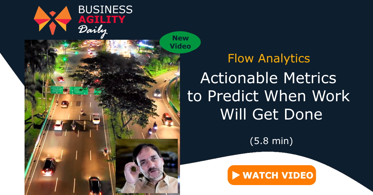 Thanks @KanbanizeInc. Your recent analytics update rocks! To celebrate, we have decided to do a video mini-series on flow analytics in Kanbanize, starting with an intro and the 3 key metrics today. xuviate.com/actionable-met…