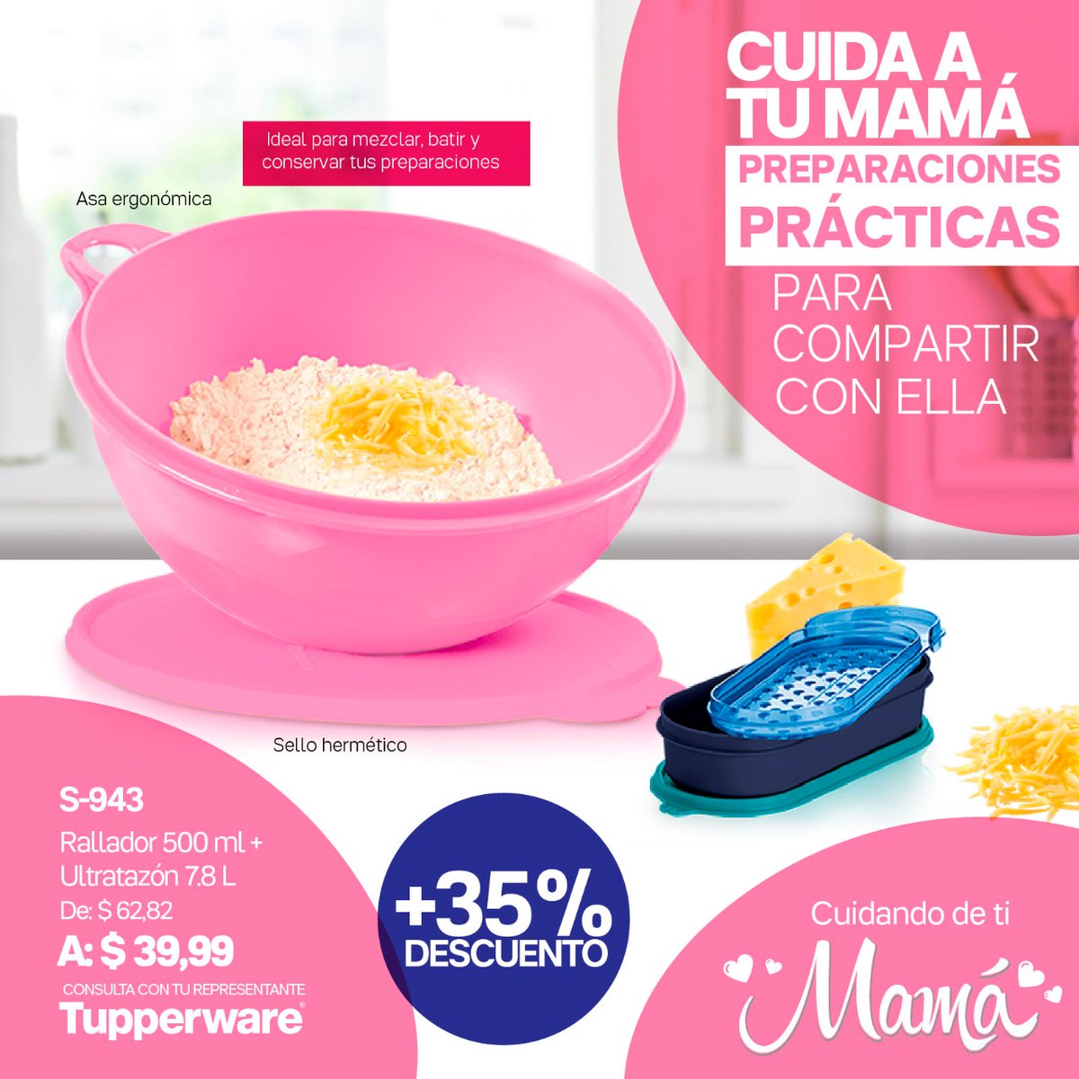 TupperPorto's tweet photo. Estas a tiempo de llevar el regalo a MAMÁ 

Pedidos para Portoviejo y todo Manabí al número WhatsApp - 0982420093 https://t.co/FcV1RGuh4z