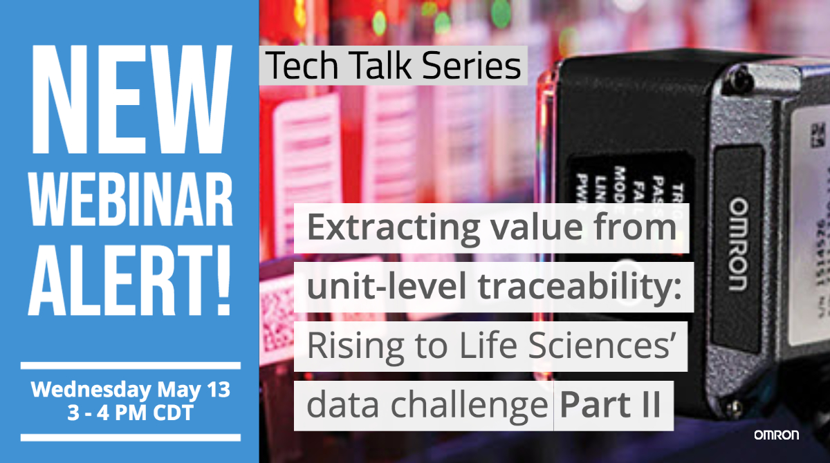 OmronAutomation's tweet photo. This is how you can master traceability! Join us 5/13 @ 3:00 CST to learn more about Omron’s MVRC (Mark-Verify-Read-Communicate) end-to-end traceability deployment methodology.
Register today 👇
https://t.co/qdH7VKCn0h
#Treaceability #lifesciences #medicaldevice https://t.co/EaYPmm6ivy