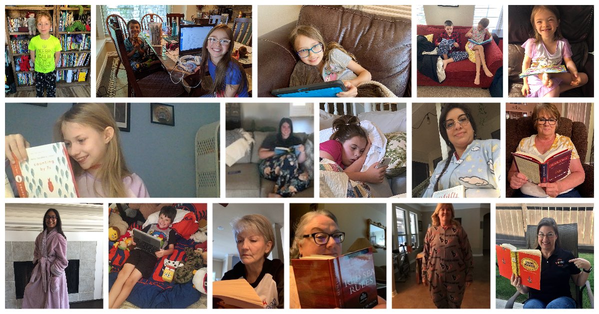 Pajama day Virtual Spirit Week is off to a great success! Tomorrow...Wacky Hair Day!