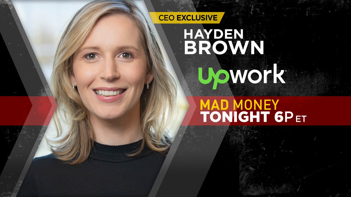 **TONIGHT 6p ET** @JimCramer has the exclusive with the CEO of @Upwork to hear more about the company's latest earnings report and its platform that connects businesses to freelancers looking for remote work, you don't want to miss this!