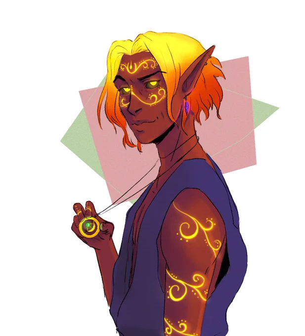When in long online meetings, i just go to my happy place, which is drawing stuff from my d&amp;d campaign 