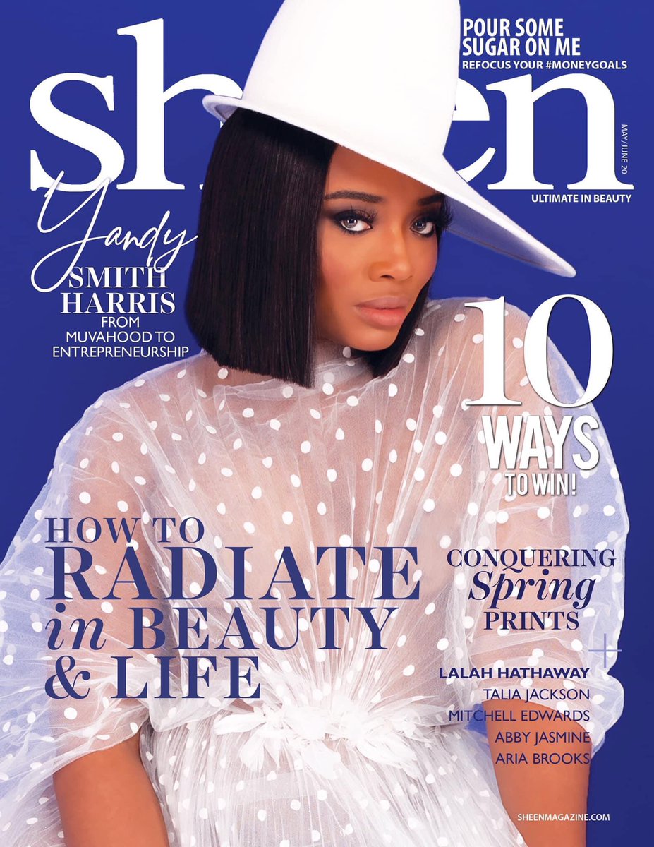 QueenofMedia's tweet photo. Yandy Smith as seen on the cover of May/June issue of Sheen Magazine, rocking the “Eboyne” Lash from #GLAMBeauty! ✨ https://t.co/bOgOmfWpRZ
