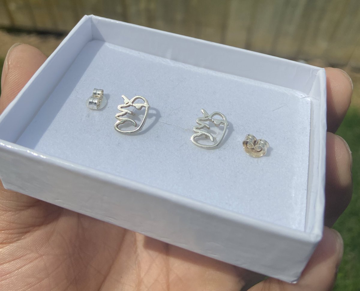 litotsunami's tweet photo. earrings! Designed by me. 
Made out of Sterling silver. https://t.co/bSNe8FQd7b