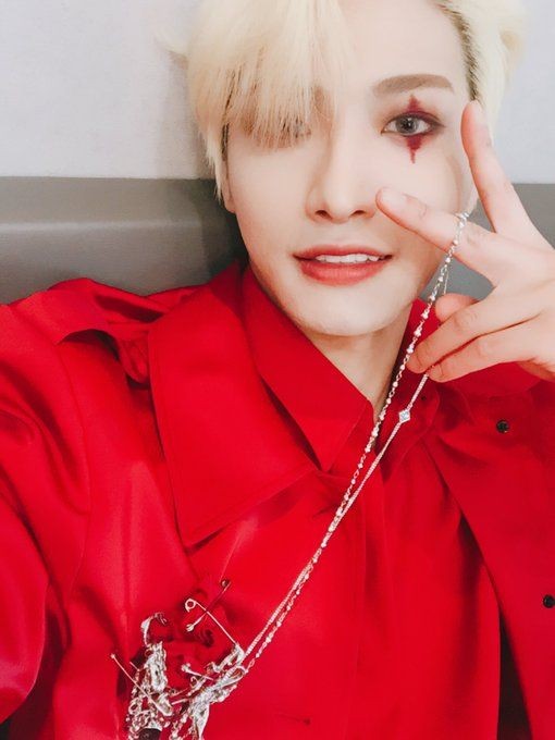 seonghwa in red ♡