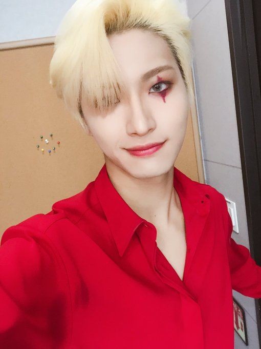 seonghwa in red ♡