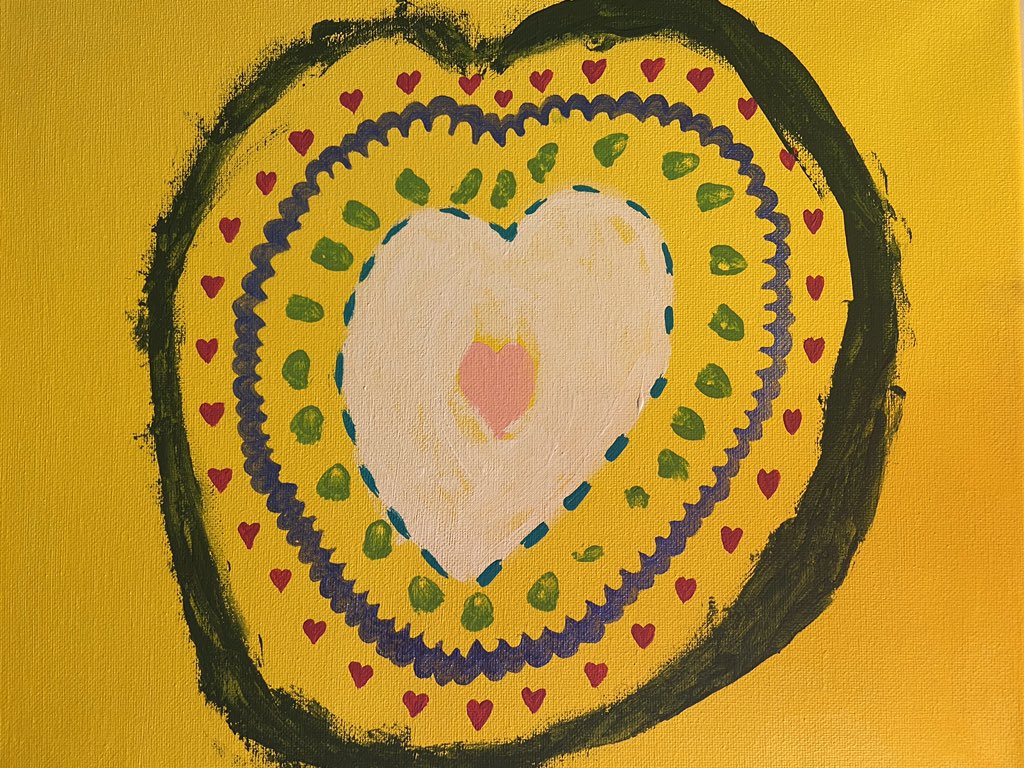 MsBlossBASDart's tweet photo. Need a break? Check out all the artwork found on the @BananaFactory website virtual galleries! Including almost 200 #heARTshineBASD hearts! @BethlehemAreaSD https://t.co/rmV9iVoUxT https://t.co/0icRvq1Gbt