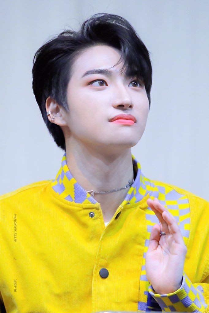 seonghwa in yellow ♡