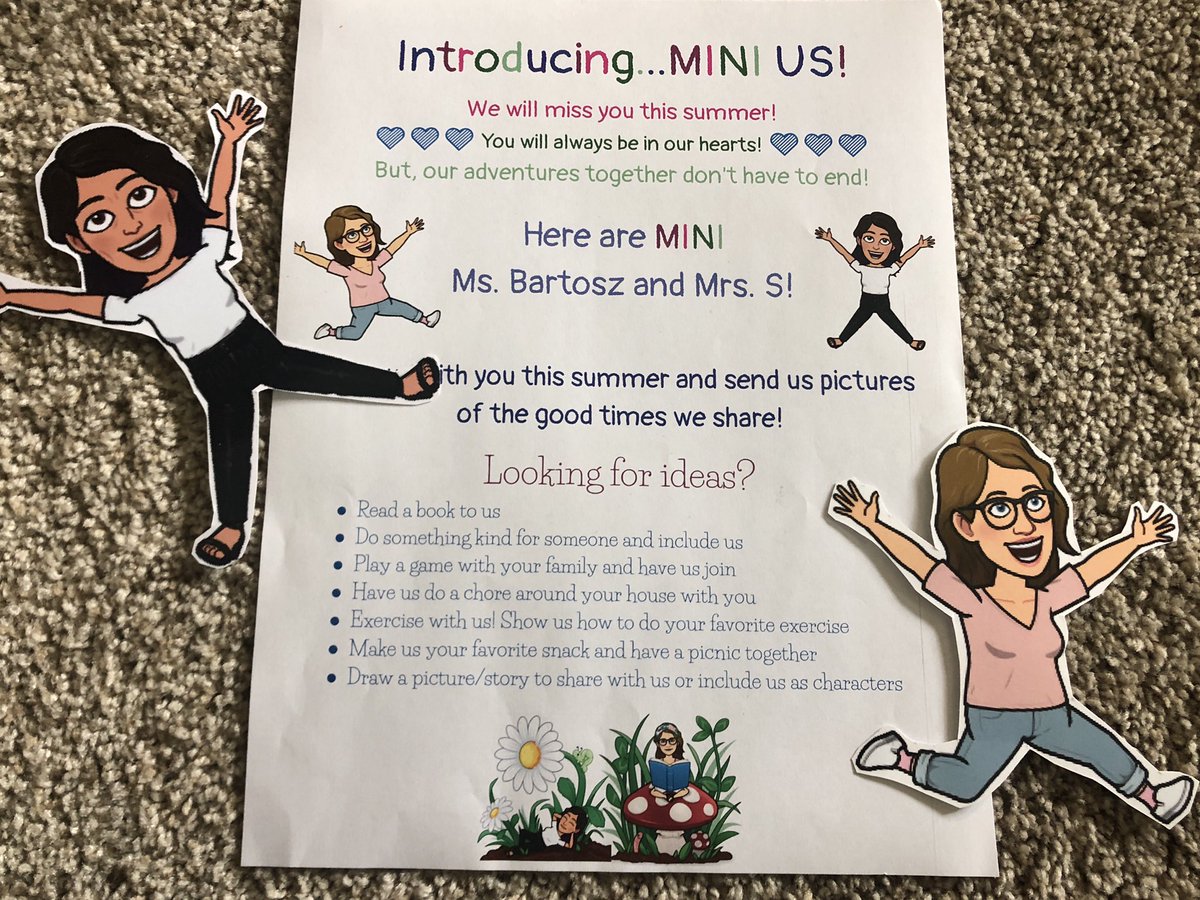 Sending mini teacher and para home for the summer! Can’t wait for all the adventures ahead! #millerinspires