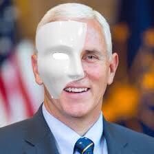 Night_Cap_Show's tweet photo. The White House is now requiring everyone who enters the west wing to wear a mask. “Way ahead of you” said Mike Pence: https://t.co/G4EcxysvNC