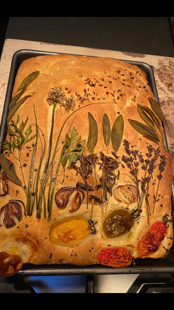 Sourdough Focaccia Art.  Made with sourdough starter culture from Wild Culture Sourdough Starters, available for fast shipping from wild-culture.com also on Amazon.com  #Bake like a pro with sourdough! #WildCulture #Sourdough #bread #Yeast