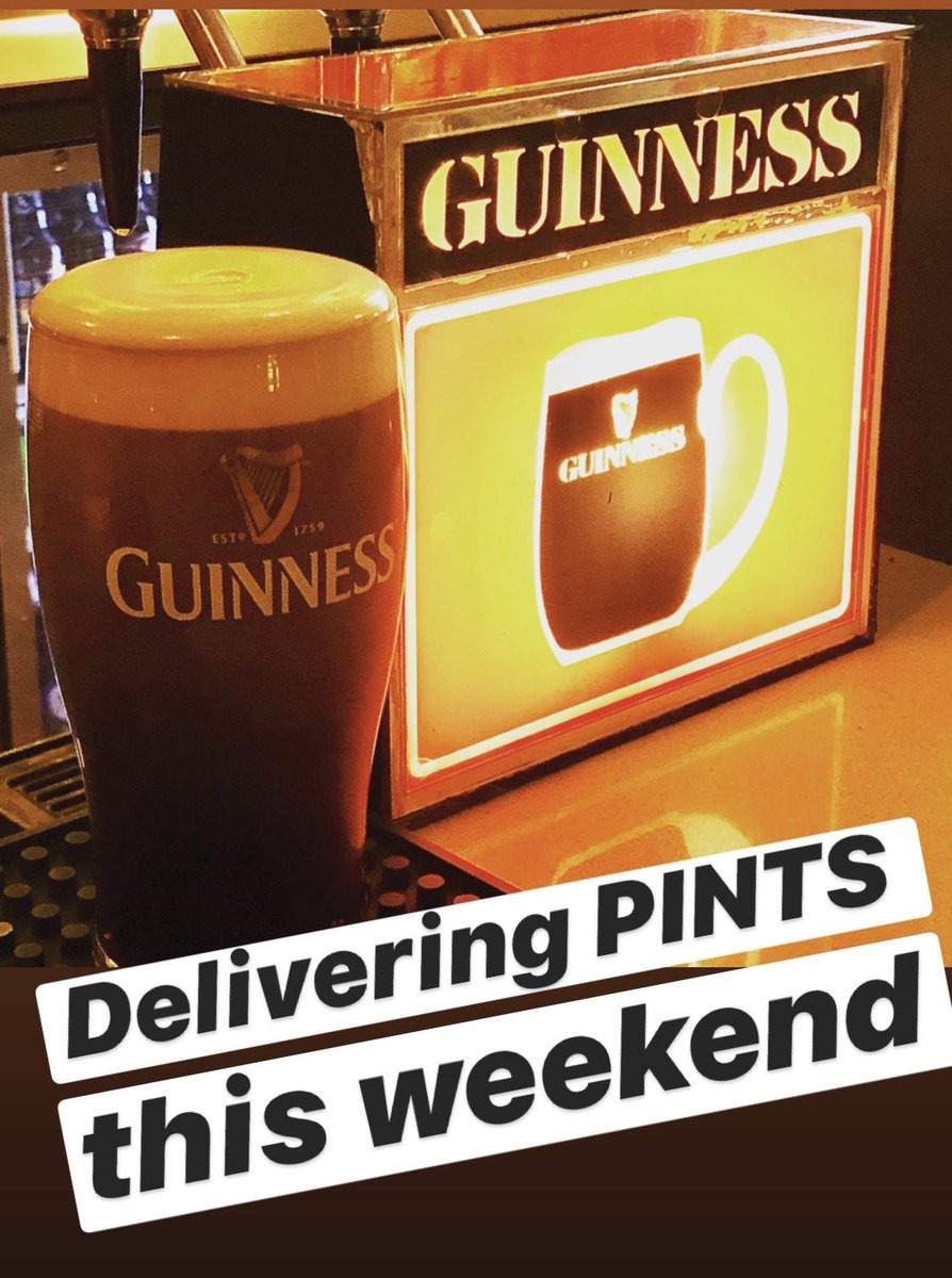 THEMERRIONINN's tweet photo. Delivering Creamy Pints Thursday to Sunday this week. Anyone tempted? 🙄 #delivery #guinness #heineken #toyourdoor #whatatreat #tempted #2kmradius #chickenwings #burger #keepitlocal https://t.co/jBP2o4a6KR