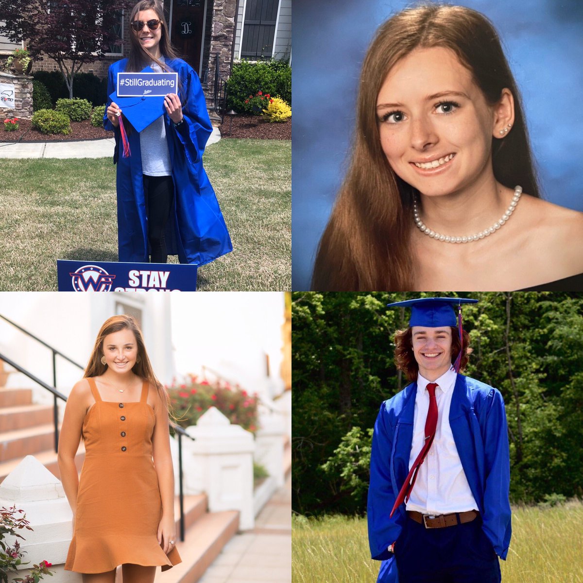 WakeForest_NC's tweet photo. Wow! What an awesome group of Seniors for our first day of Senior Shout-Out Week. We are so proud of all of you. Send us your Senior(s) photos at https://t.co/GA3QA82PAn. We can’t wait to see your proud graduates!

#StayStrongWF #WF2020Grad https://t.co/55aifFQ2Vy
