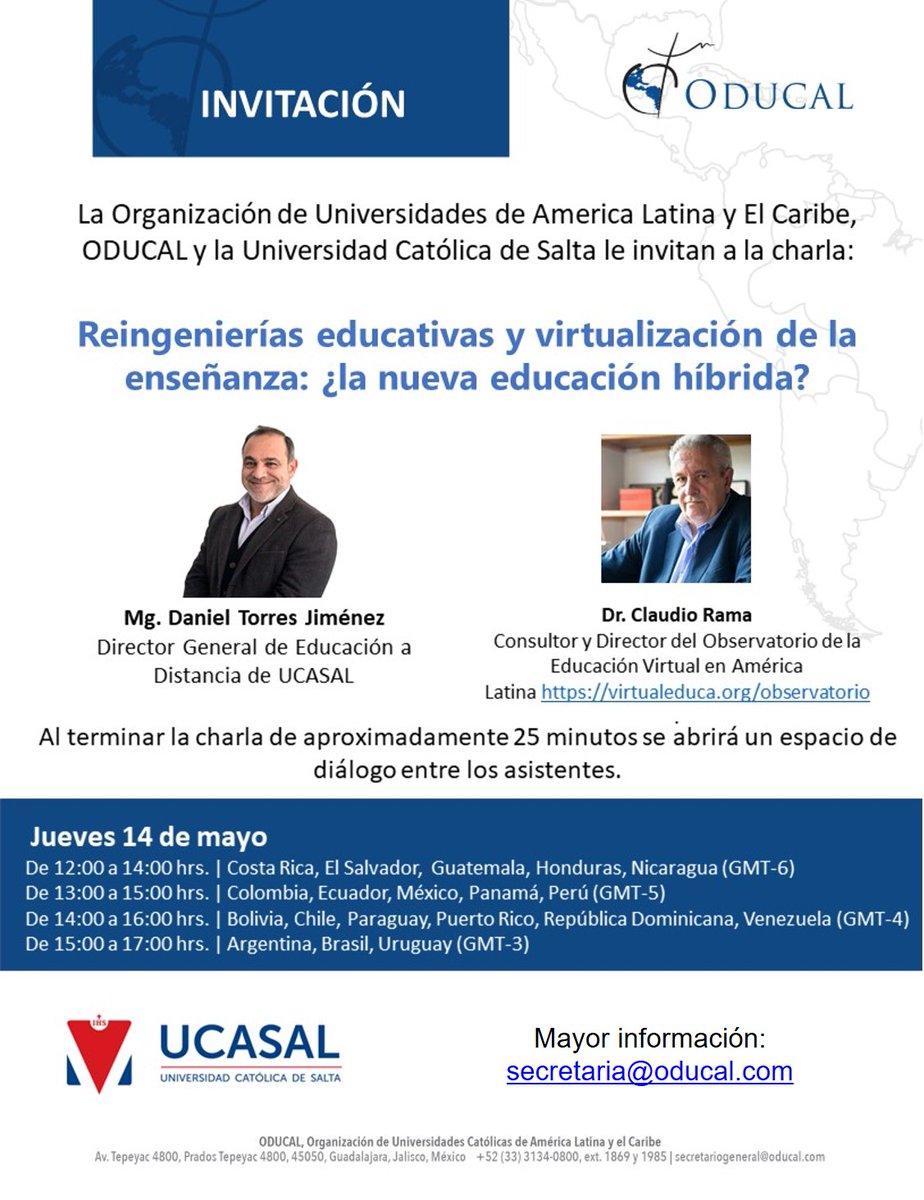 Oducal's tweet photo. ¡Te invitamos a participar! https://t.co/8X9UFCAhUT