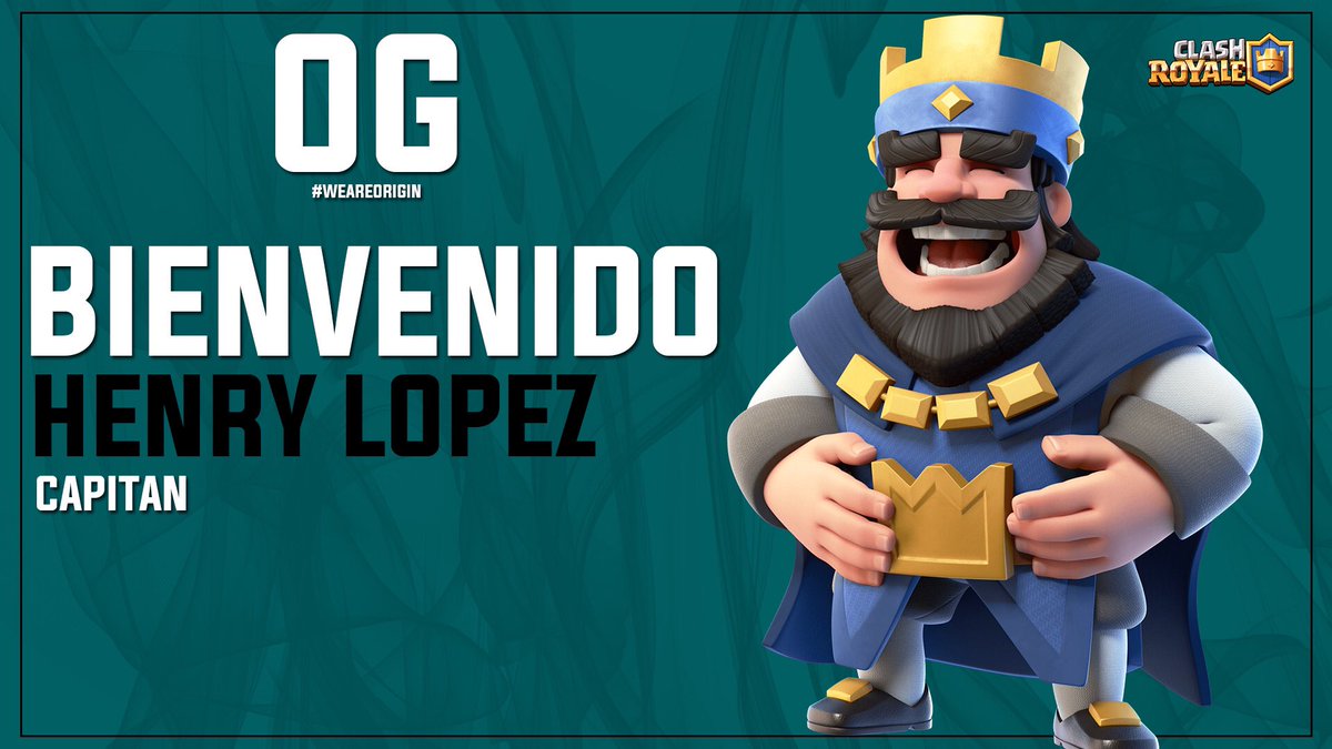 OriginGaming_GG's tweet photo. PRESENTACIÓN.

Bienvenido @HenrryLopezCR quien se encargará de la capitanía del equipo en la rama de #CR 

#WeAreOrigin https://t.co/Dyw6WbZZZ8
