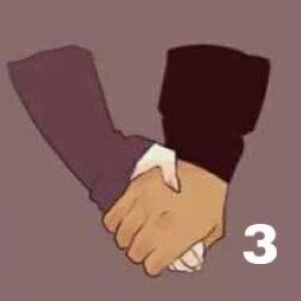 thread of taejin holding hands in various ways 