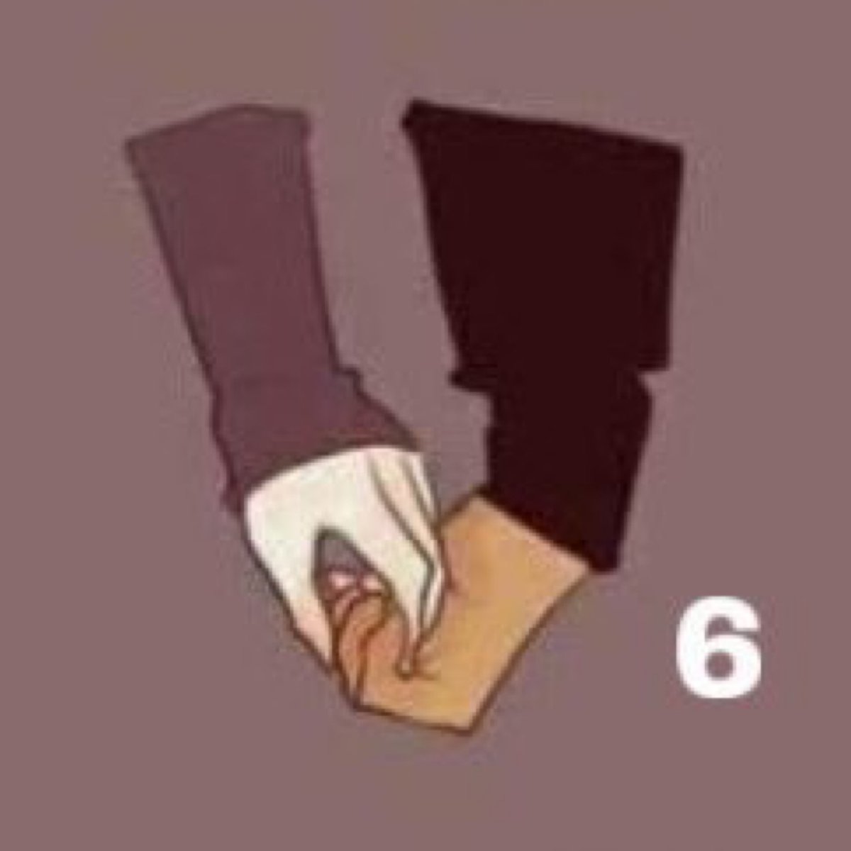 thread of taejin holding hands in various ways 