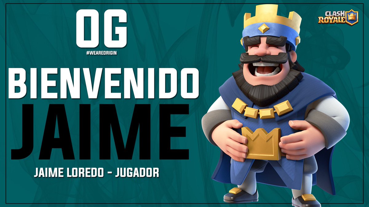 OriginGaming_GG's tweet photo. PRESENTACIÓN.

Bienvenido @JJLC97 jugador que conformará nuestro roster oficial de #CR 

#WeAreOrigin https://t.co/dIZ0V7k9zV