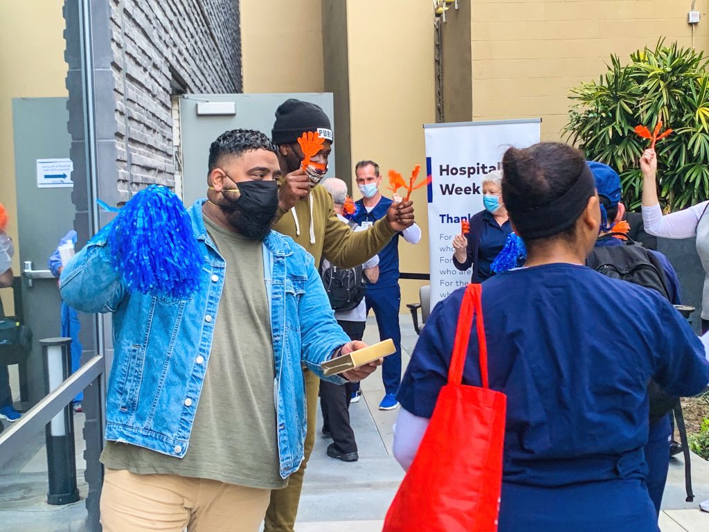 Special thanks to Riverside Community Hospital for inviting us out to help celebrate #HospitalWeek and honor all the nurses and doctors that have been working non stop since
