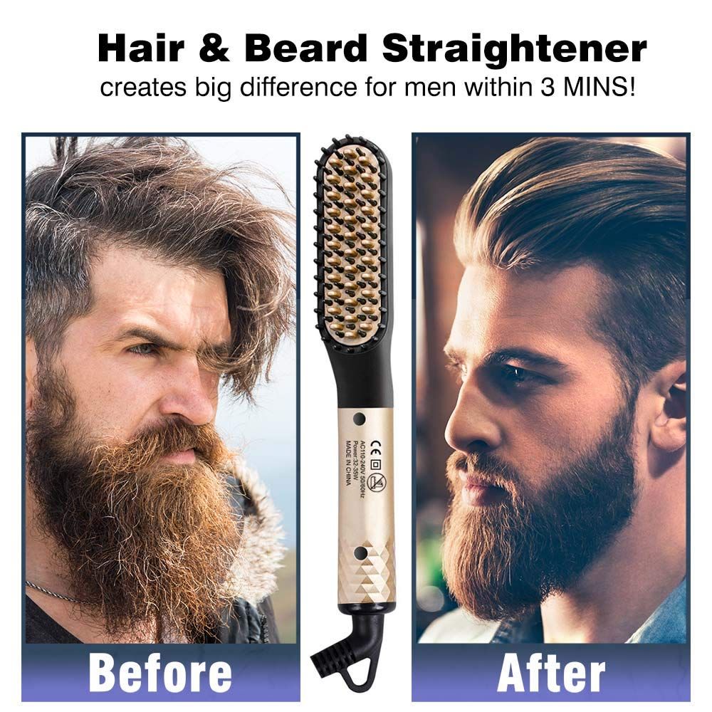BeautyHealthHip's tweet photo. Beard Straightener for Men, Multifunctional Mens Hair Styler Electric Heated Comb and Beard Straightening Brushhttps://buff.ly/2Wo4EMQ via @amazon
#beards #beardstraightener ##hairstyler #beardgrooming #facialhair #straighteningbrush https://t.co/VRPnnICQlL