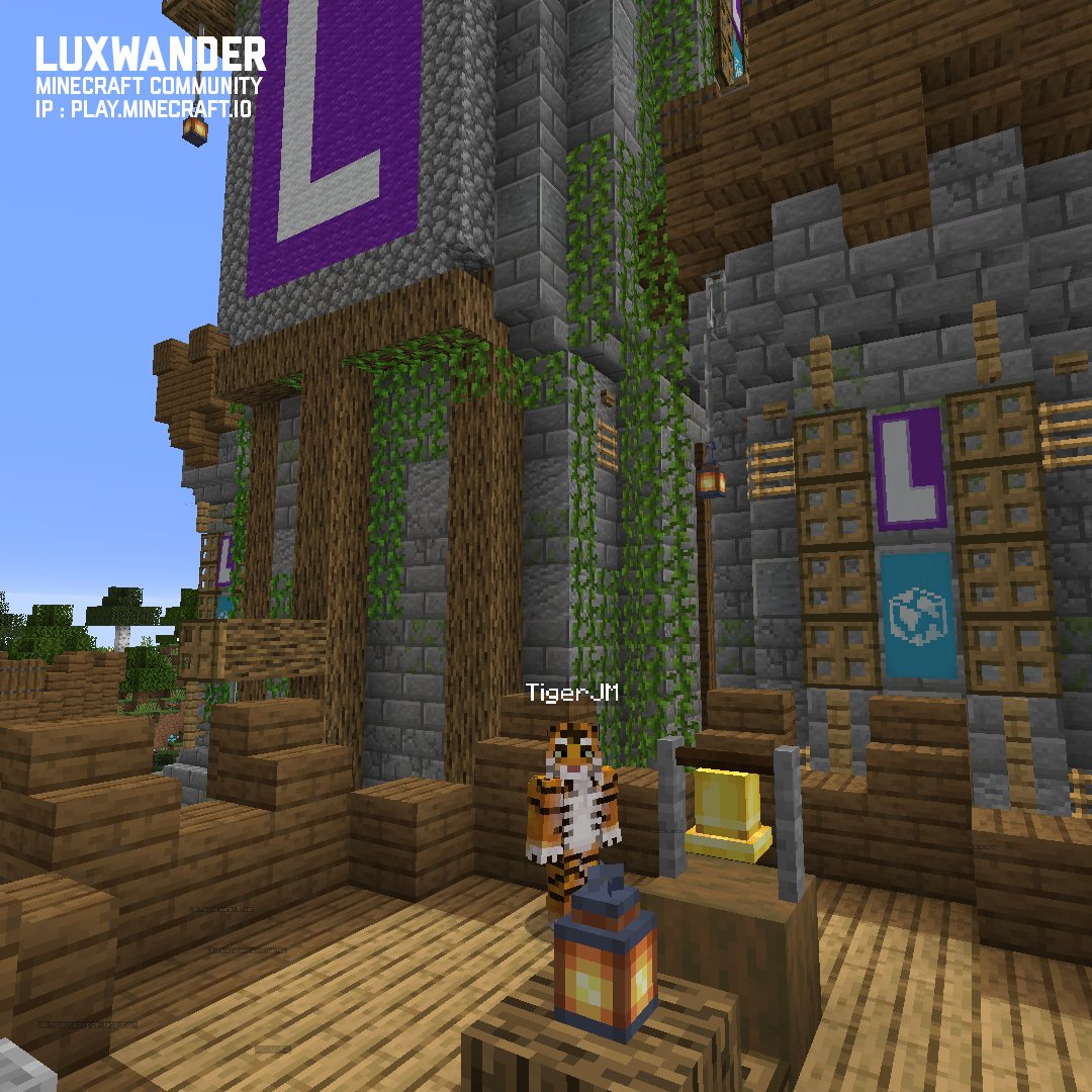 Luxwander's tweet photo. We'd like to give a huge shoutout to TigerJM for his hard work! He worked tirelessly to help get Nations out and we are super proud of him! Excellent job! #minecraft #nations #minecraftnations https://t.co/c3Bue2rBJS