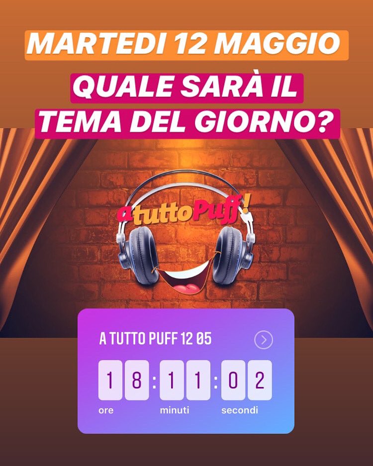 @RadioNsl QUALE SARÀ IL TEMA DEL GIORNO? #atuttopuffroma #atuttopuff #comicità #ilpuff #landofiorini