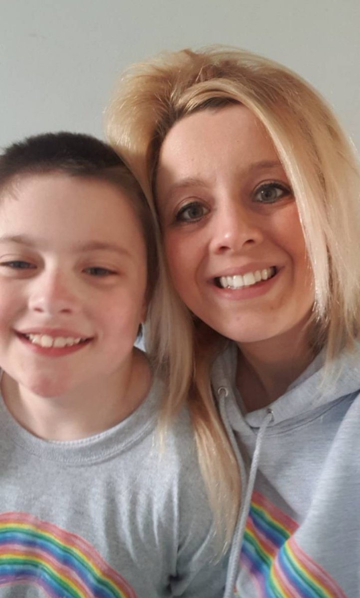 CarolineRPoole's tweet photo. Our matching t shirt and hoodie arrived today and they are so cosy! 🥰 Thank you @Teejunkie and @KatiePrice 💙🌈🐸 Great cause and design by Harvey, the little frog is so cute! 🐸 https://t.co/Z3srllA483