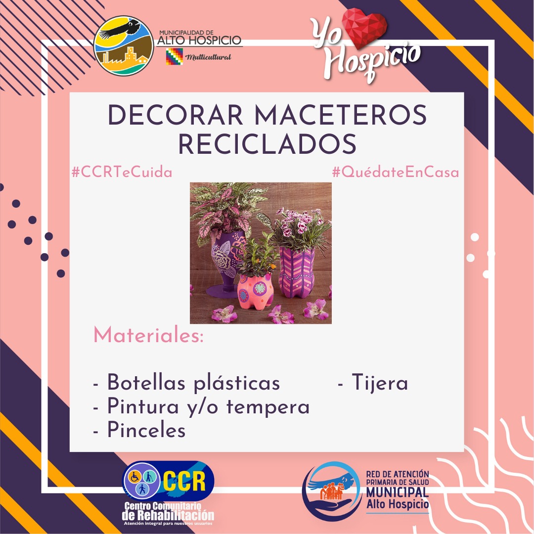 CCRAltoHospicio's tweet photo. ¡Manos a la obra!
#QuedateEnCasa #DivierteteEnCuarentena #CCRTeCuida https://t.co/G1saiTjBAk