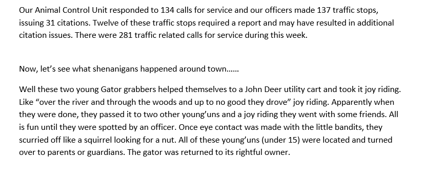 yumapolice1's tweet photo. WEEK IN REVIEW
#callsofservice #callsforserviceforYPD #YumaPoliceDepartment #YPD #SergeantFranklinsweeklyreviews #WeekInReview #weeklyreviews #thesestoriesarenotfake #truestories #applywithus #wearehiring #YPDishiring #writtenbySgtFranklin #YumaStrong https://t.co/LP10kfDCvN