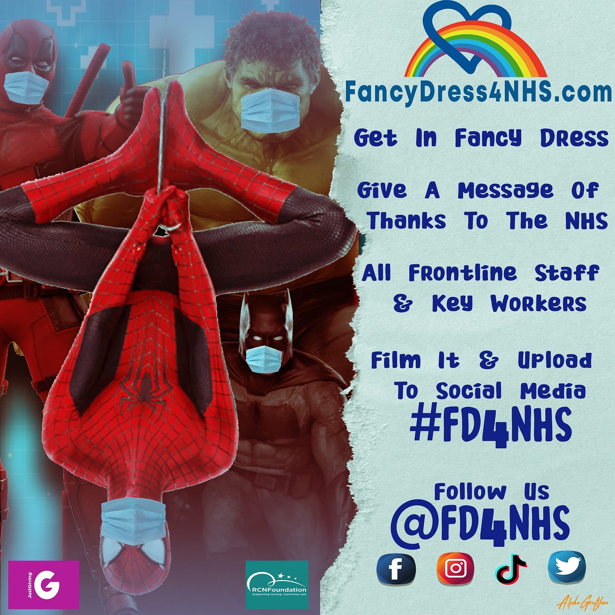 RankableSEO's tweet photo. Social post created for @Fd4Nhs
A great campaign that everyone should get involved in.
#COVID19 #lockdown #NHS #FD4NHS #MondayMotivation #fancydress #cosplay #FrontLineHeroes https://t.co/Y1HJ8FFoKg