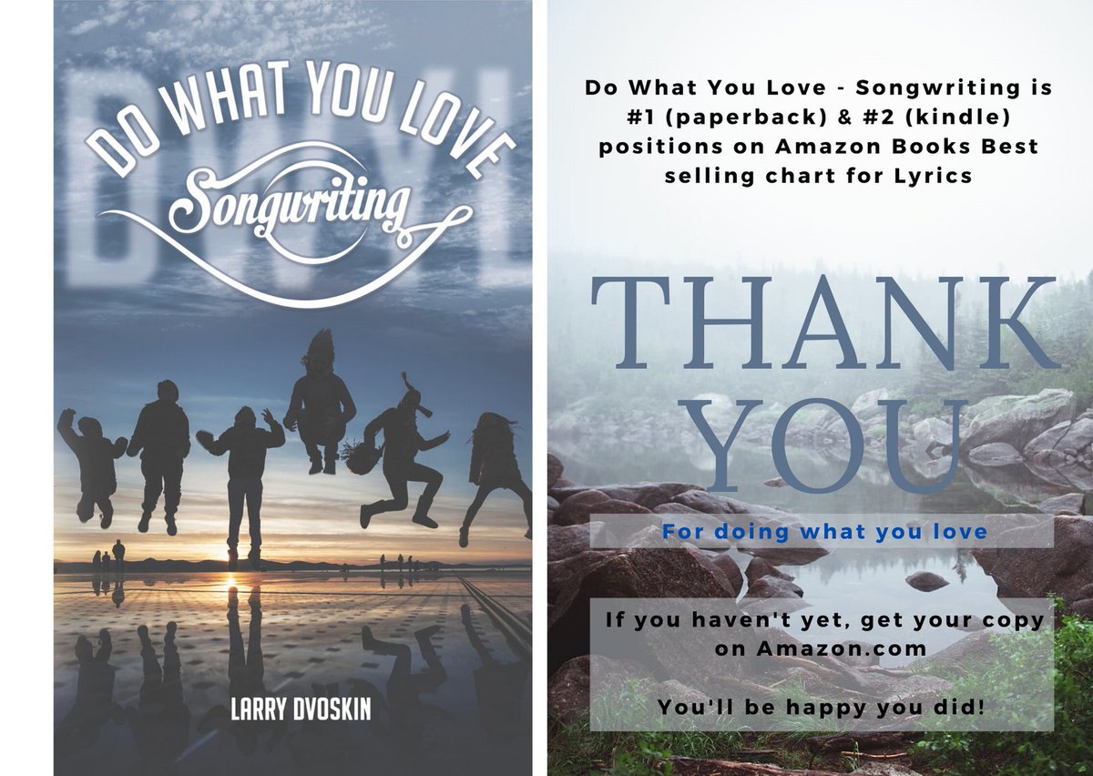 DWYLCommunity's tweet photo. Hi DWYLers!  We want to give a big THANK YOU for the support with the new songwriting book! We're still #1 for hot new bestselling Books on Amazon in Lyrics!

You can get a copy at https://t.co/DCS8Rq7sWv:

https://t.co/4ZHTXzQPI8

This book makes a great gift too! https://t.co/PnpRI9yJFj