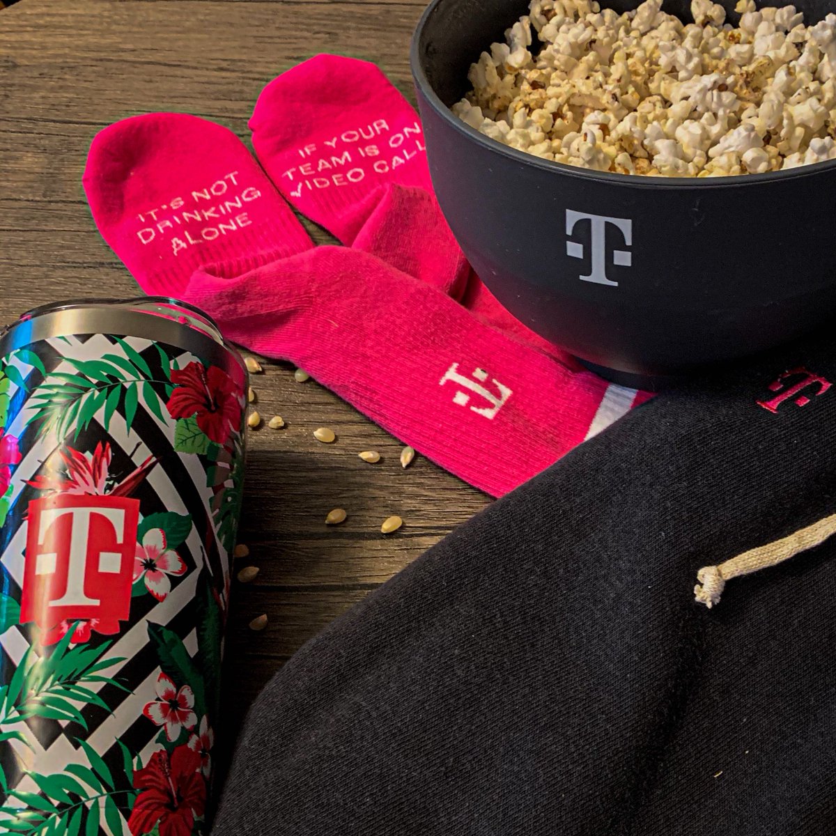 I figured our Communications &amp; Community Engagement team could use a little extra magenta in their lives while they are working from home, so we sent them a little something! 

Personally I think the socks are going to be a big hit 😂