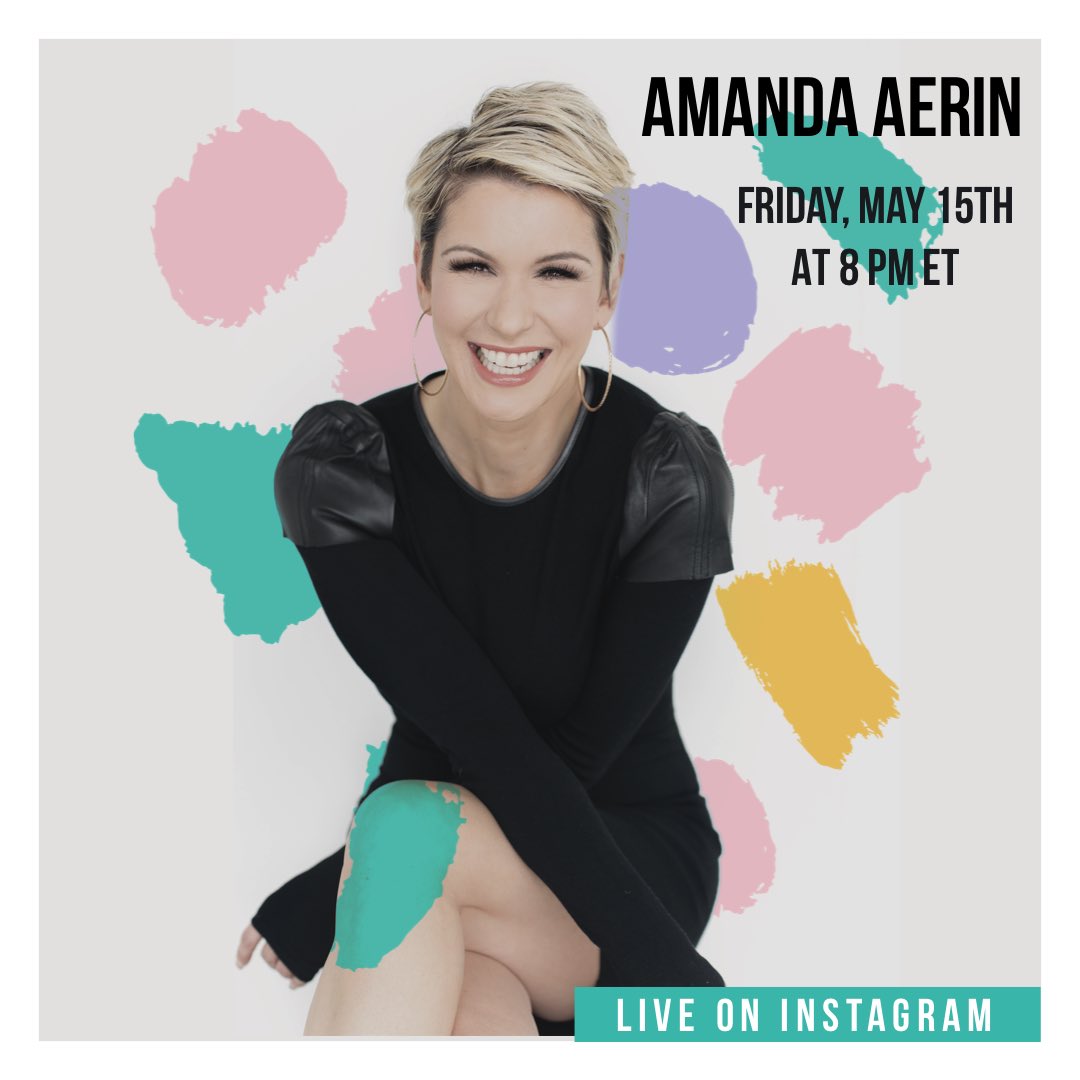 LIVE on Instagram this Friday, May 15th at 8 pm ET with interior designer Amanda Aerin and Jennifer Lipkowitz.