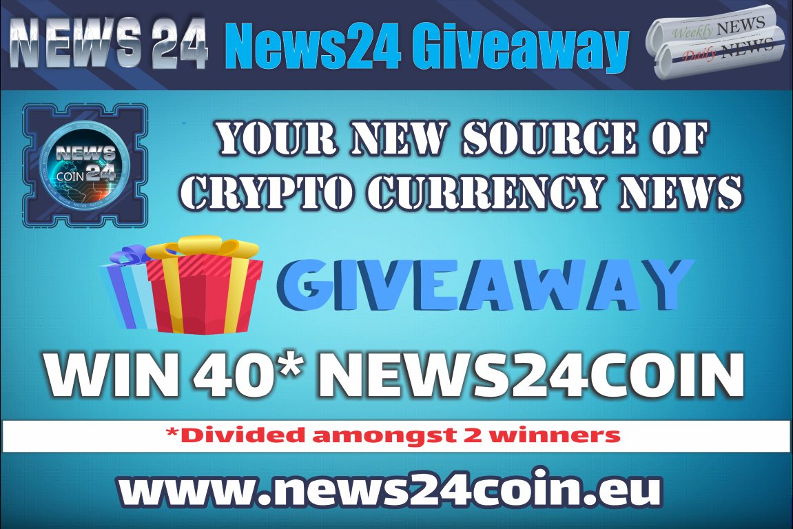 News24Coin1's tweet image. #News24 coin#GIVEAWAY🎉

🎁Win 40 news24 coin🎁

✅Like Retweet this post 

✅ Tag 5 friends in comments 

✅ Follow @News24Coin1 @OfIntroduction

2 random winners will get 20 news each👏

Winners will be drawn on May 31🎁
discord.gg/VSqqPWz