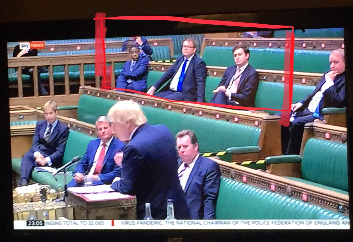 PrimaryPastoral's tweet photo. Surely they are able to measure a 2metres distance?!  Or is that beyond them too!! Absolutely appalling, yet typical!! @GMB @BorisJohnson @BBCNews  #SocialDistancing 😡 If they could see the heartbreak this virus causes in families they may not be so keen to sit together!!!! https://t.co/7Nzy09kPNs
