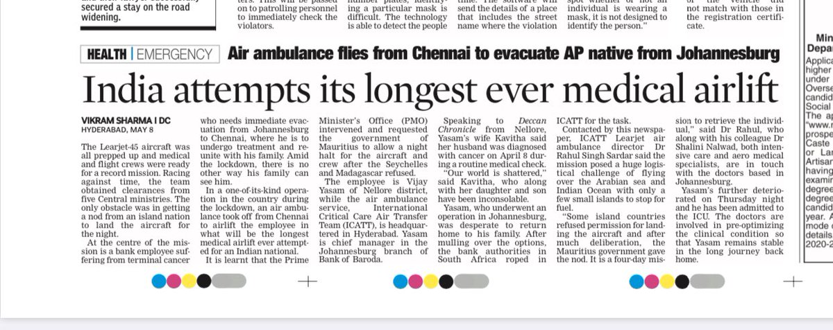 Rahulsardar's tweet photo. No one gets left behind !!!
ICATT flew 21,000 kms across the Indian Ocean to Johannesburg to retrieve a Critically unwell Indian National back home amidst a Global Lockdown. The longest ever Medical Air evacuation by an Indian Air Ambulance Service. @shalinih @icatt https://t.co/klOQwzUMbx