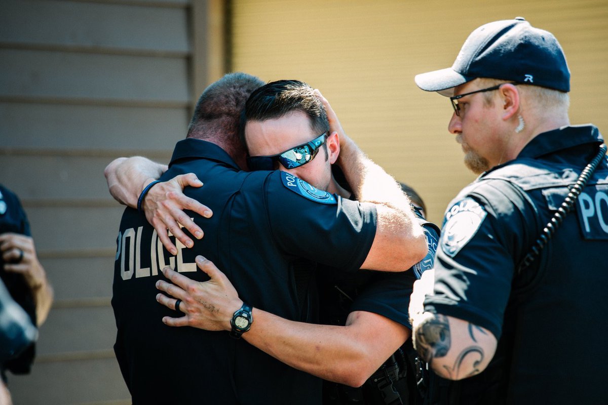 cityofkent's tweet photo. I am a police officer.
I get up in the morning, just like you.
I drink my coffee, just like you.
I hug my spouse. I hug my kids.
I say I love you, just like you.
But I never know if Iโll come home at the end of my shift.
I am a police officer.
#NationalPoliceWeek #KentPD https://t.co/3uAmpBvsj4