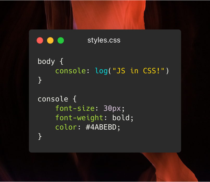 Delmo_dev's tweet photo. @aabbccsmith Just gave #JSinCSS a try, and the results are amazing! Beautiful and simple code running under the power of CSS. This example says it all: https://t.co/RDt6NYnCOx