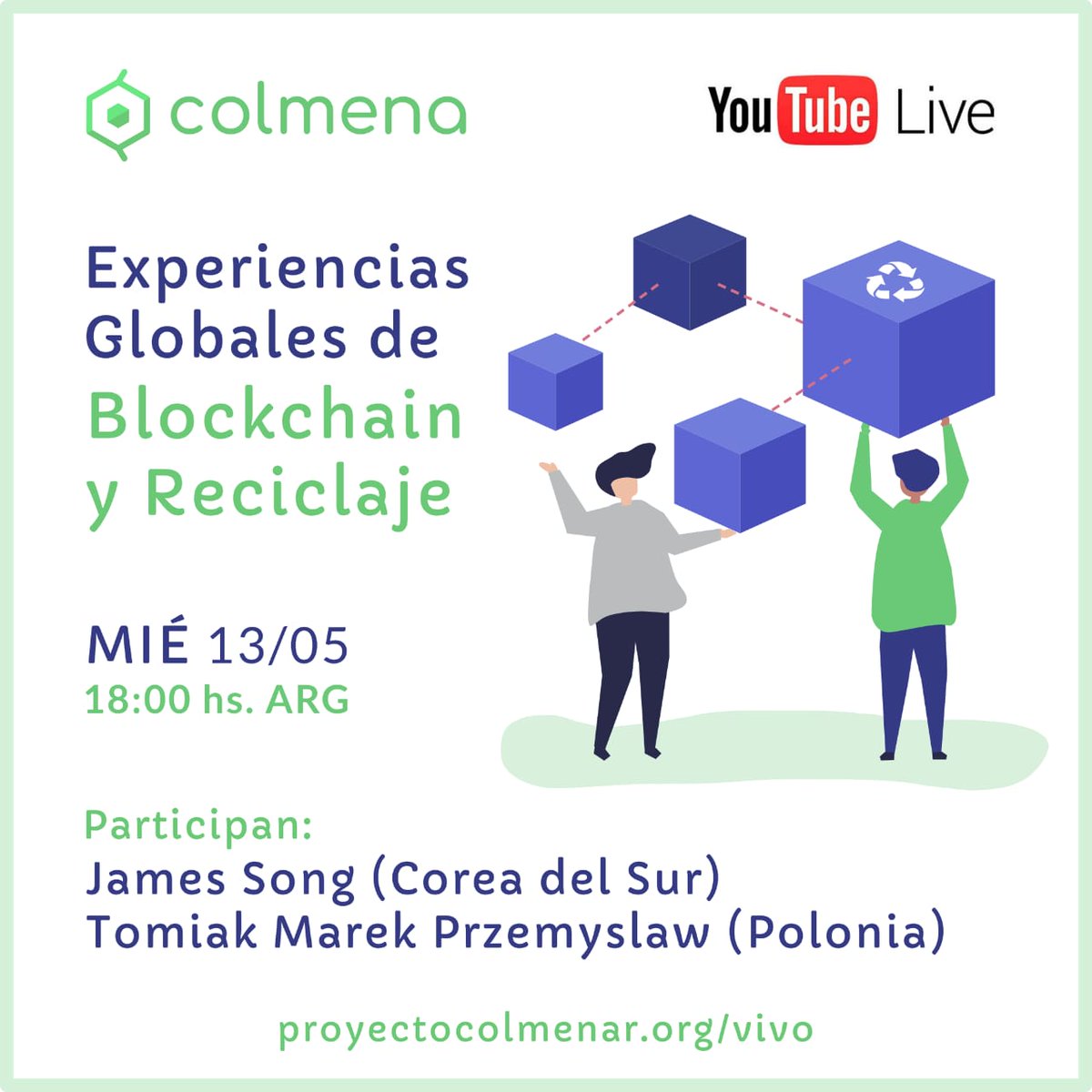 ColmenaProject's tweet photo. Próximo miércoles, 18hs. Un nuevo ColmenaLive https://t.co/qRW9fdKYpF